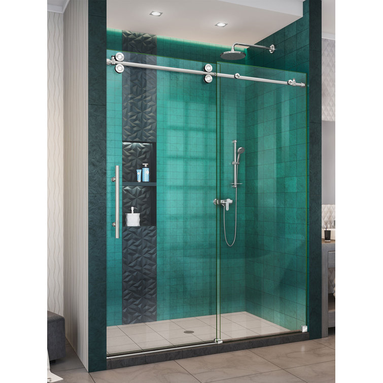 Enigma-XO Frameless Sliding Shower Door with ClearMax Technology