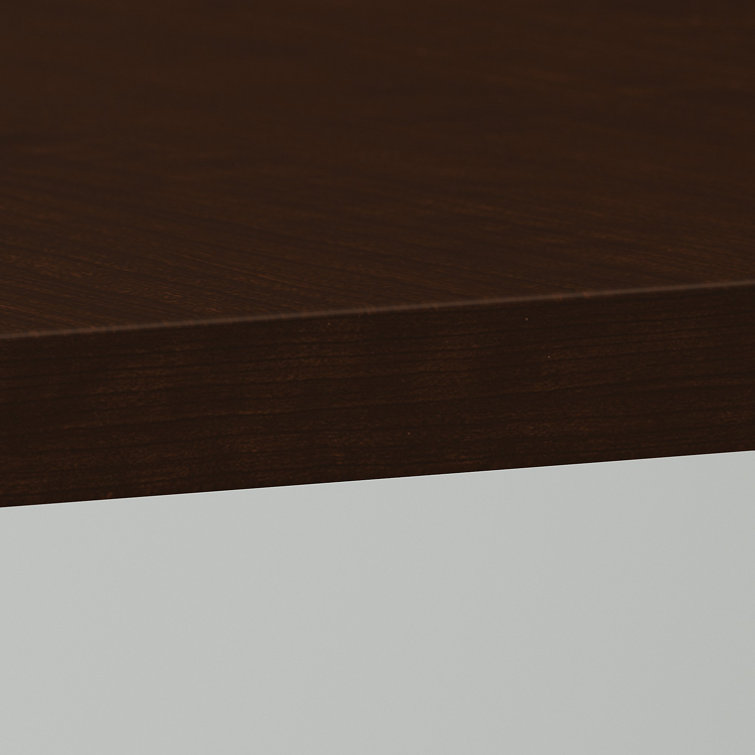Mocha Cherry Round Engineered Wood Conference Table