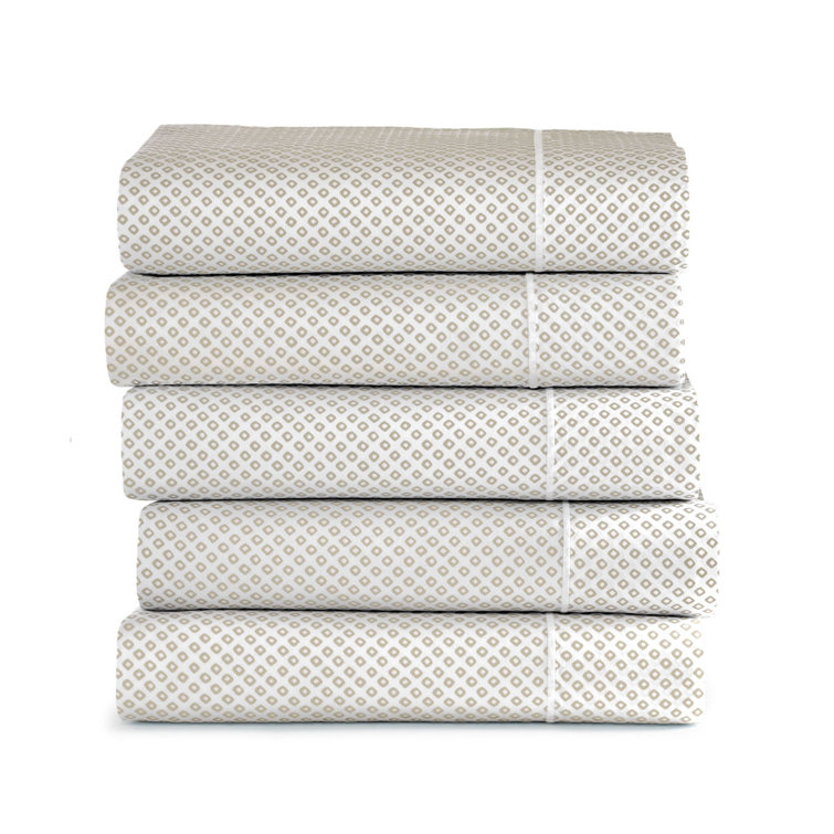 Emma Twin Linen Cotton Sateen Flat Sheet