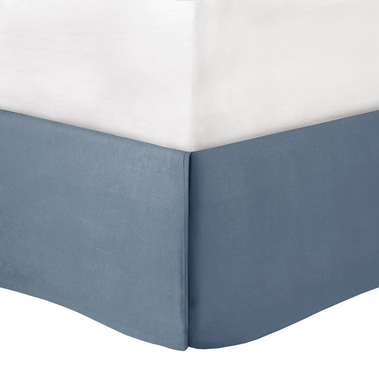 California King Blue Cotton Reversible Comforter Set