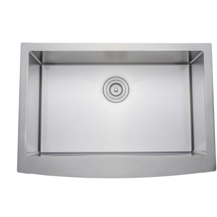 30'' Stainless Steel Single Bowl Farmhouse Apron Kitchen Sink