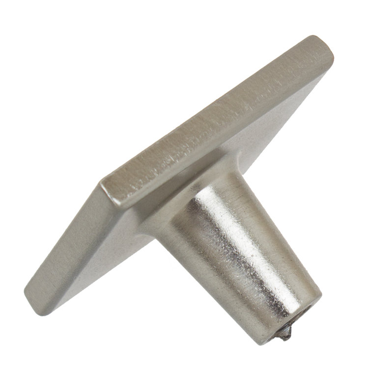 Satin Nickel Square Modern Cabinet Knob Multipack