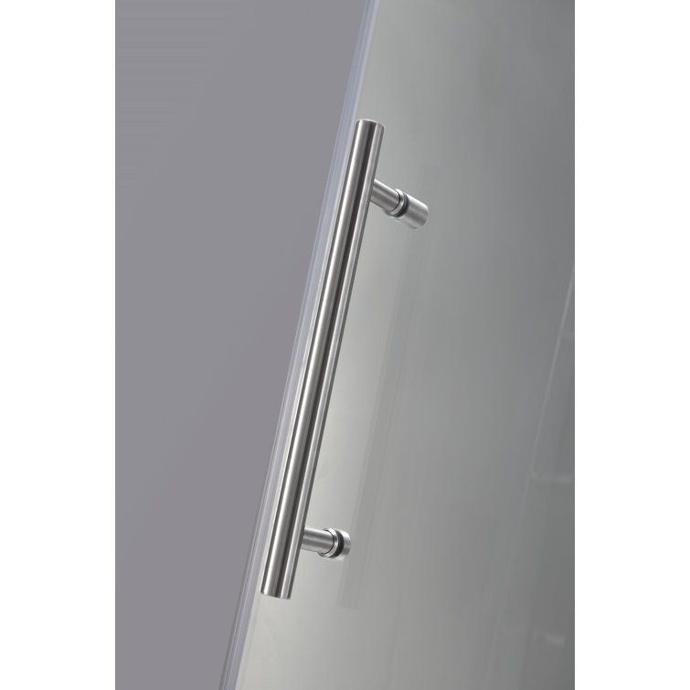 Langham 60" x 35" Clear Tempered Glass Frameless Shower Enclosure