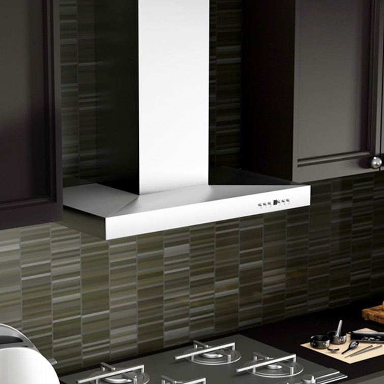 24" Stainless Steel Convertible Wall Mount Range Hood