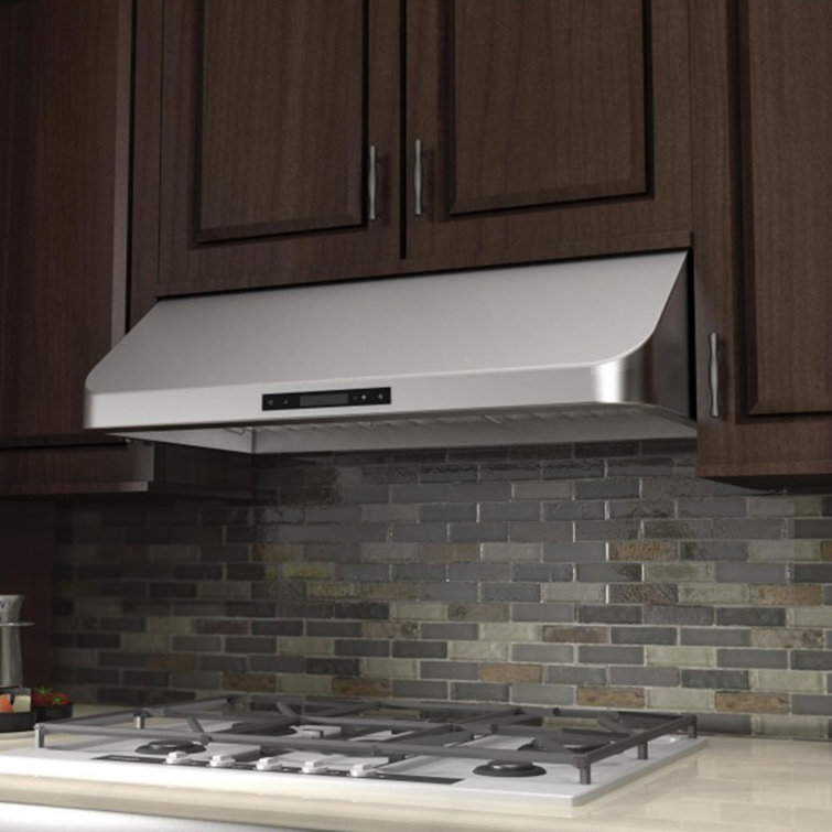 36" Brushed Stainless Steel Under Cabinet Range Hood