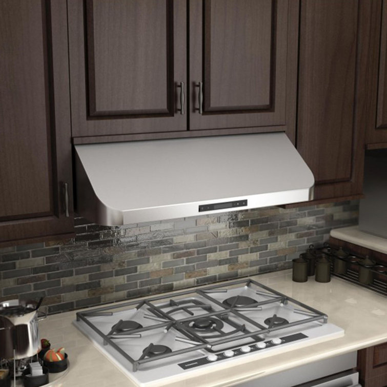36" Brushed Stainless Steel Under Cabinet Range Hood