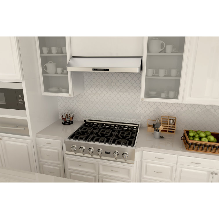 36" Brushed Stainless Steel Under Cabinet Range Hood