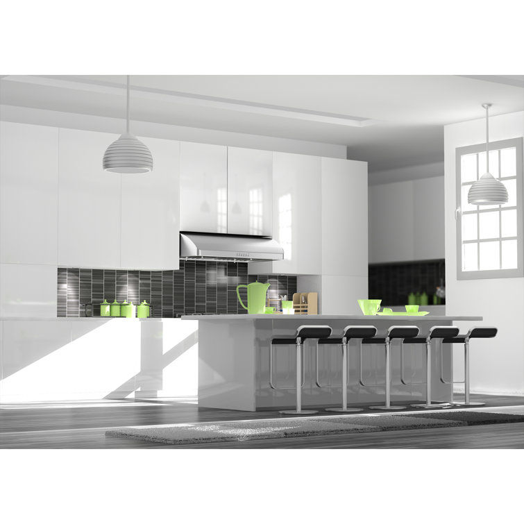 36" Brushed Stainless Steel Under Cabinet Range Hood