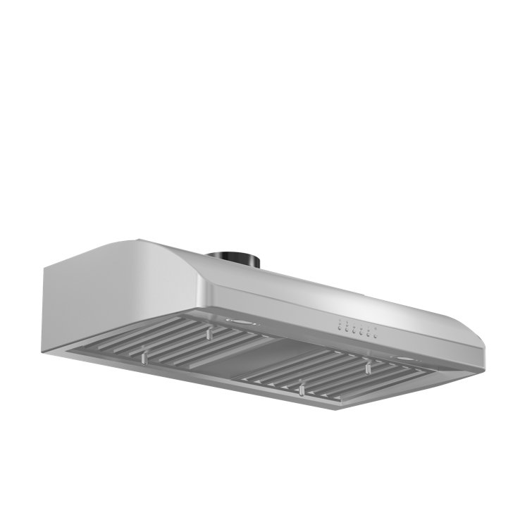 36" Brushed Stainless Steel Under Cabinet Range Hood