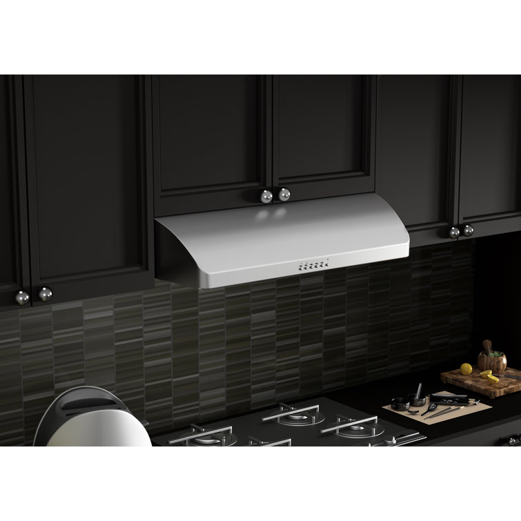 36" Brushed Stainless Steel Under Cabinet Range Hood