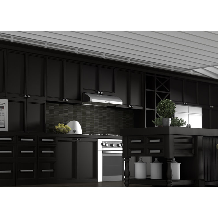 36" Brushed Stainless Steel Under Cabinet Range Hood