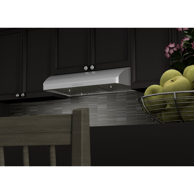 36" Brushed Stainless Steel Under Cabinet Range Hood