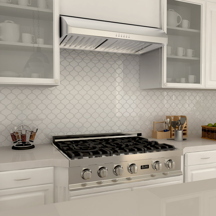 36" Brushed Stainless Steel Under Cabinet Range Hood