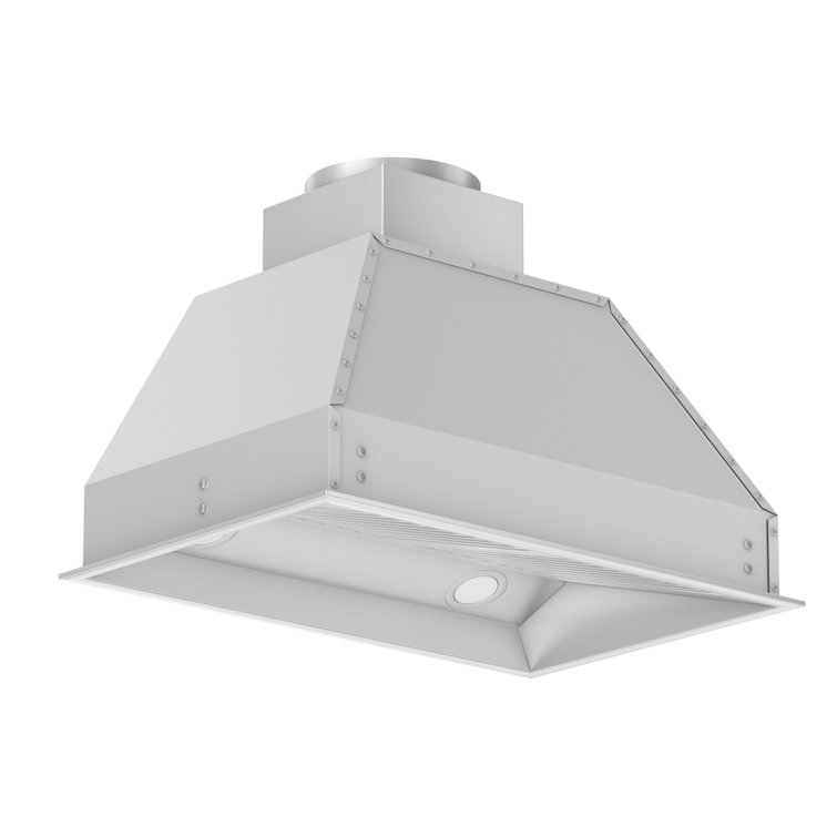 34" Brushed Stainless Steel Ducted Range Hood Insert