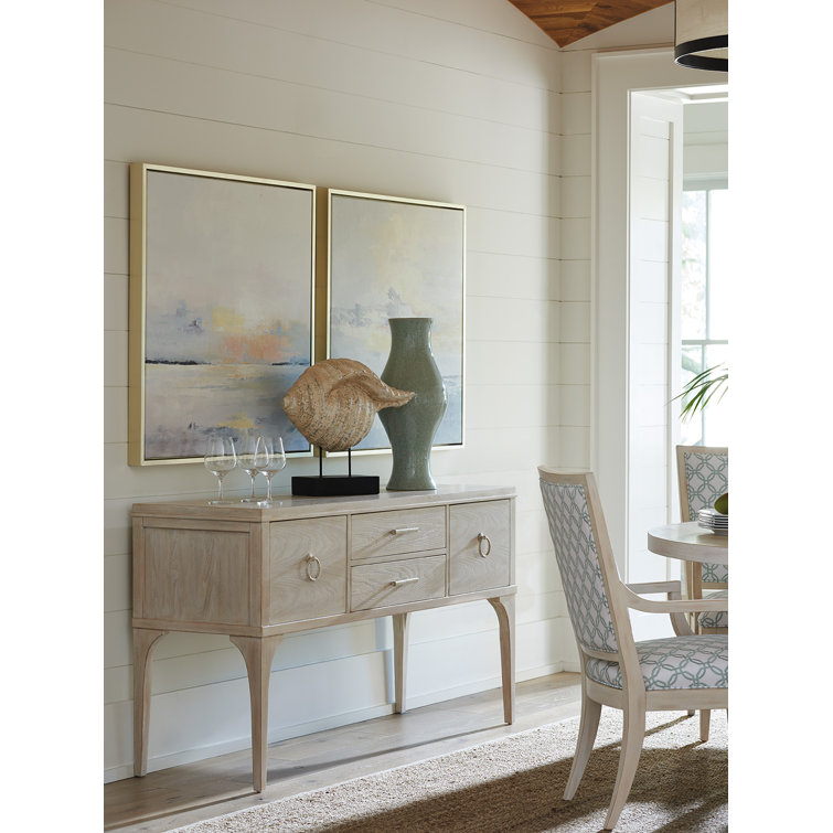 Newport Cream 62'' Solid Wood Transitional Sideboard