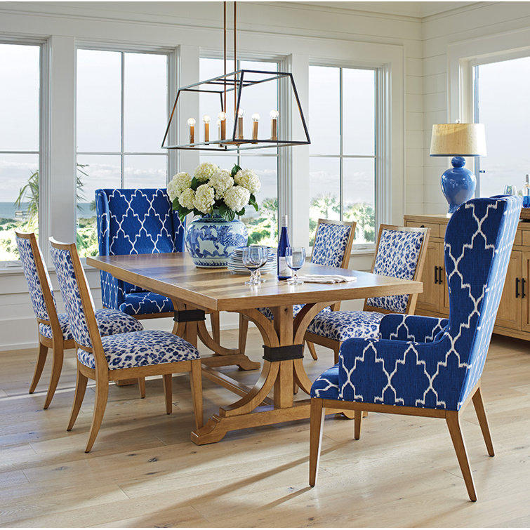 Newport 44''x128'' Extendable Solid Wood Sandstone Dining Table