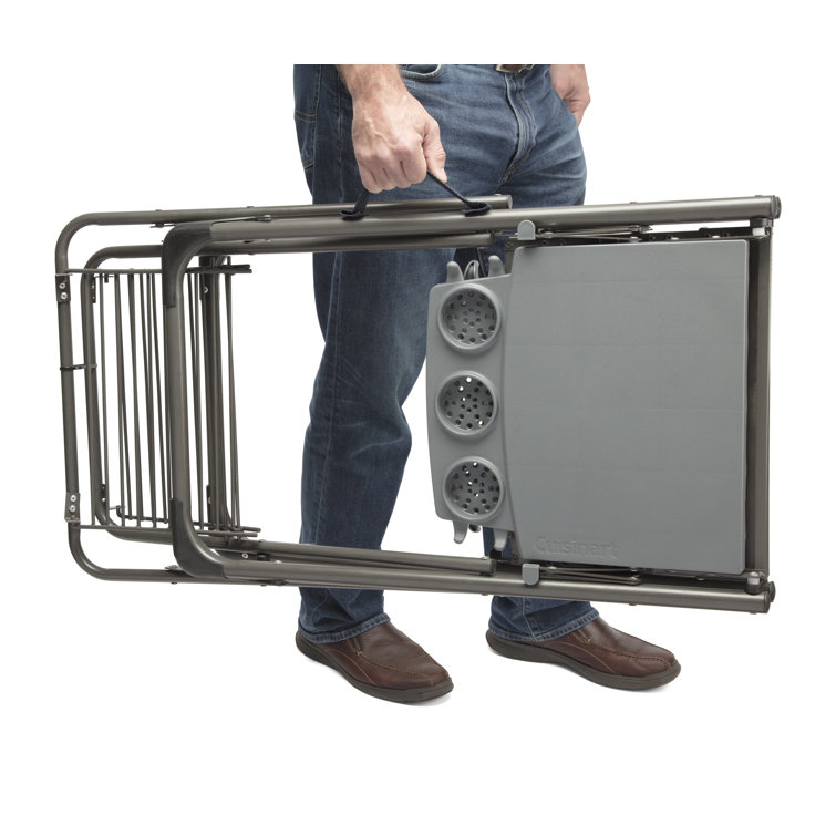 Cuisinart Portable Folding Grill Stand with Side Trays