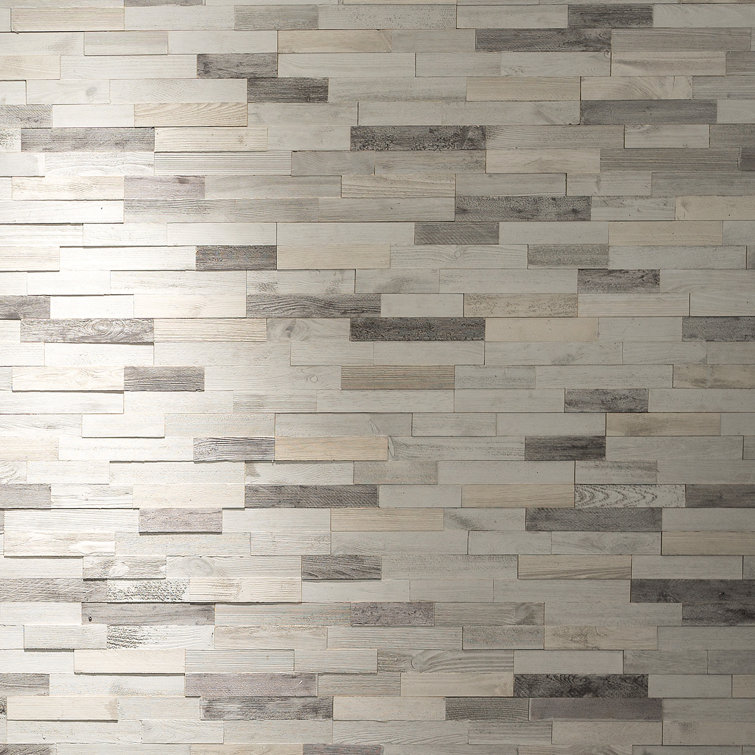 Weathered Barn Gray Peel and Stick Wood Wall Panels