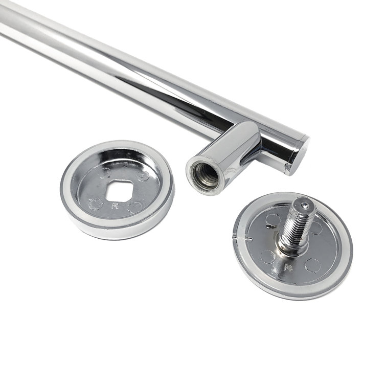 Manor Polished Chrome Stainless Steel Wall Mounted Towel Bar