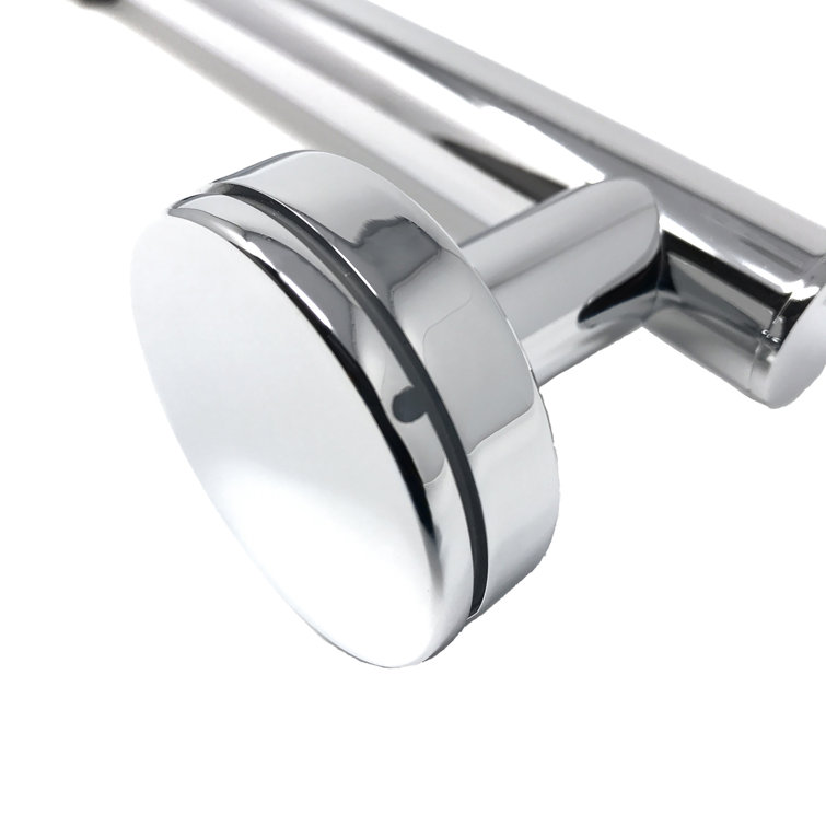 Manor Polished Chrome Stainless Steel Wall Mounted Towel Bar