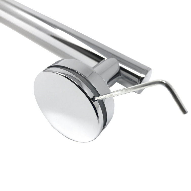 Manor Polished Chrome Stainless Steel Wall Mounted Towel Bar
