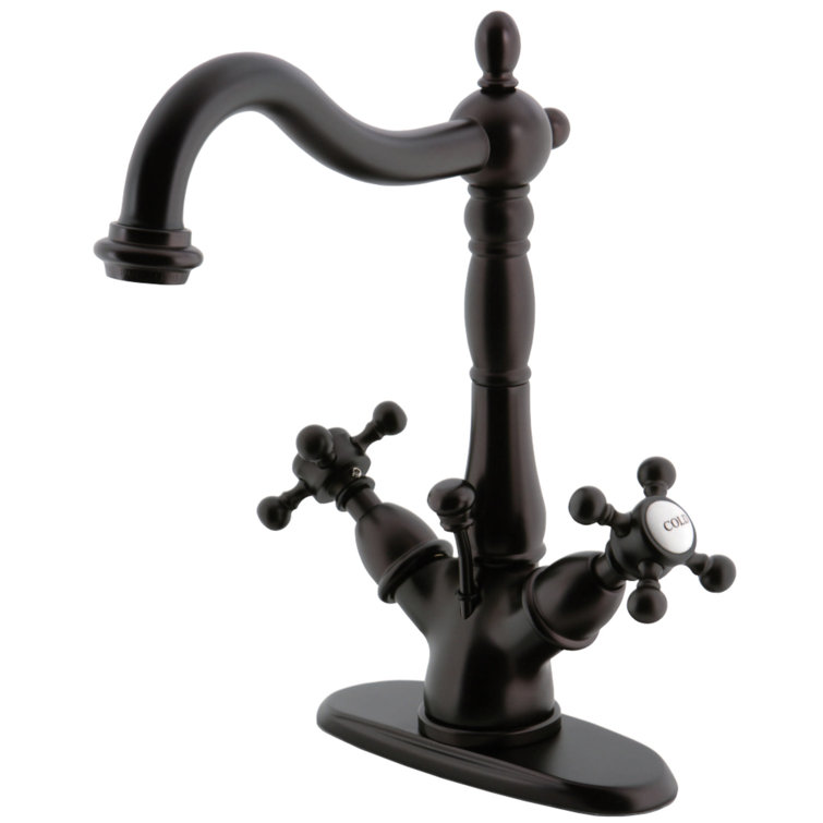 Vintage Oil Rubbed Bronze Two-Handle Bathroom Faucet