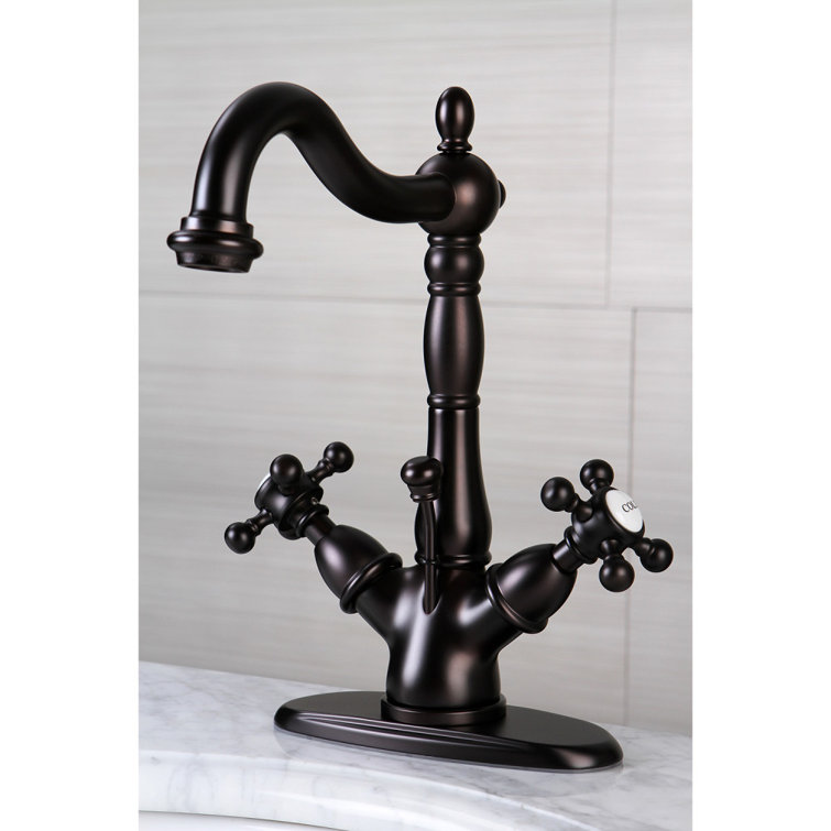Vintage Oil Rubbed Bronze Two-Handle Bathroom Faucet