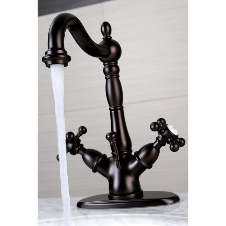 Vintage Oil Rubbed Bronze Two-Handle Bathroom Faucet