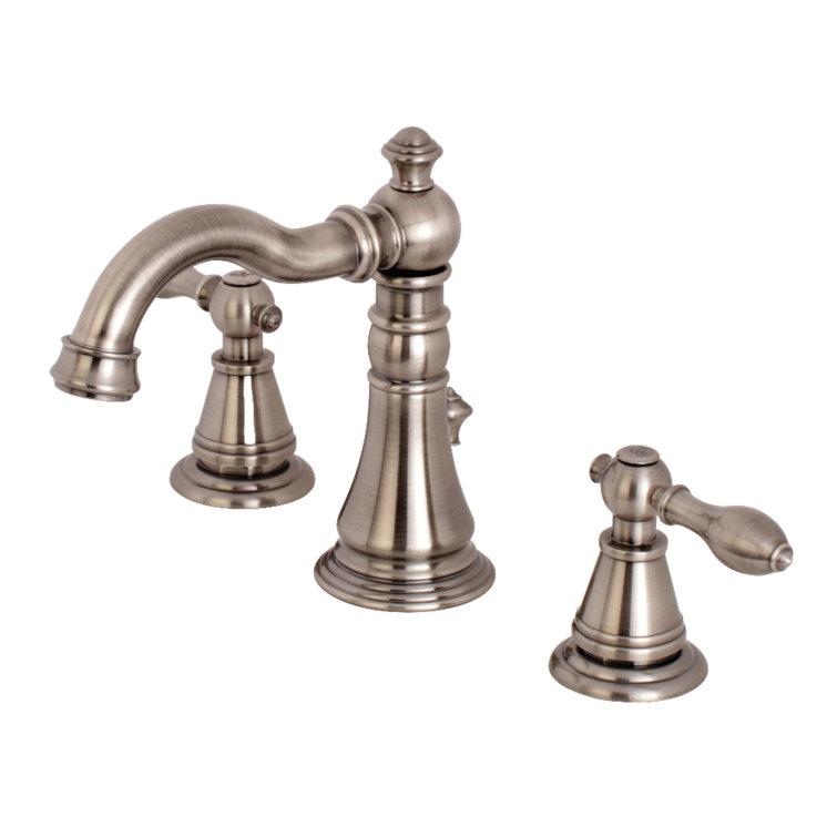 Black Stainless Steel 8" Widespread Bathroom Faucet with Dual Handles