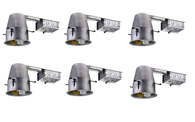 4-Inch Aluminum LED Recessed Lighting Housing Pack