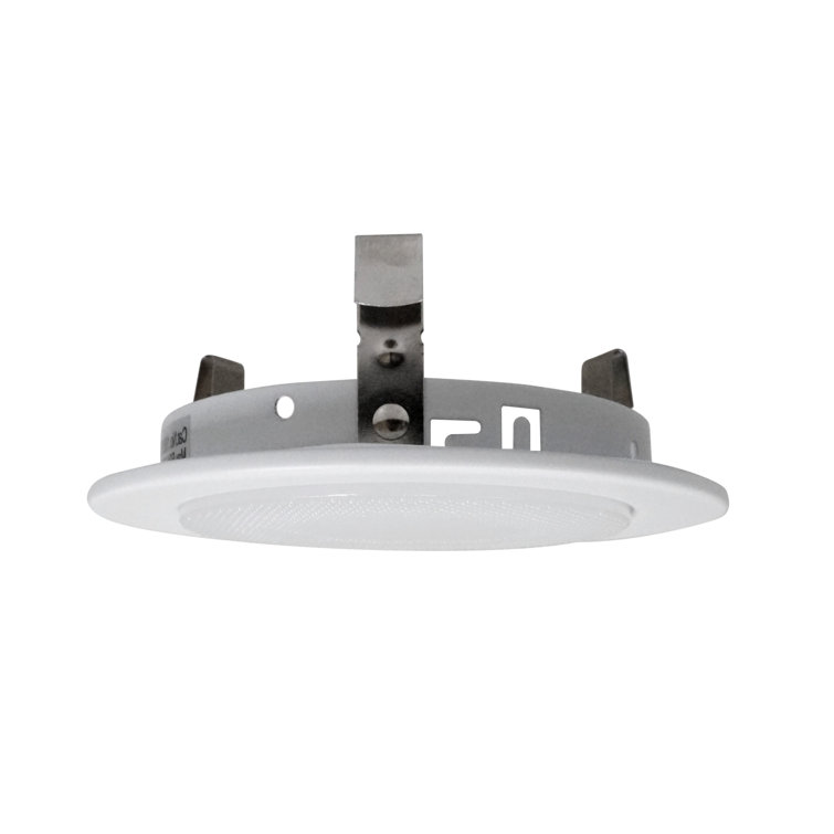 5'' White Satin Glass Recessed Shower Trim Kit