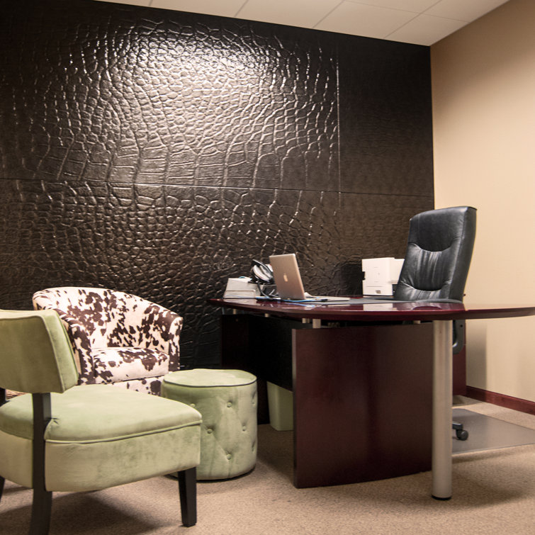 Smoked Pewter Decorative Vinyl 96" x 48" Wall Panel