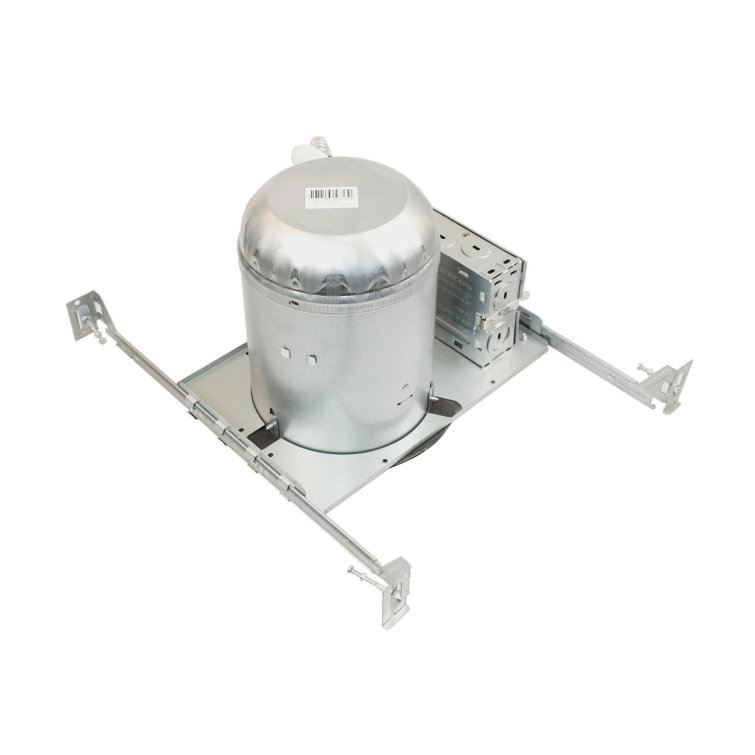 Grey 5'' IC Rated Airtight Recessed Lighting Housing