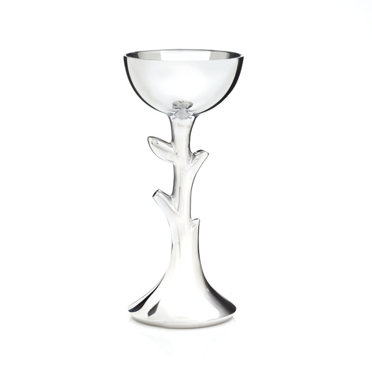 Silver Tree of Life Metal Kiddush Cup