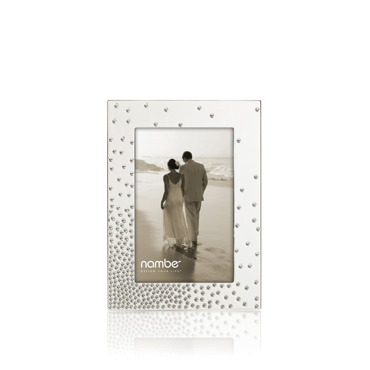 Nambe Dazzle Silver Plate 4" x 6" Picture Frame