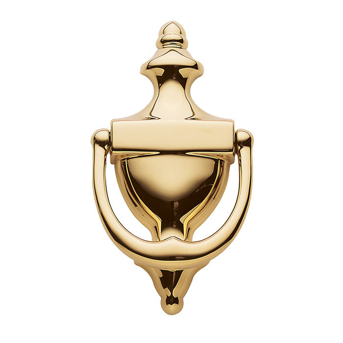 Colonial Polished Brass Door Knocker