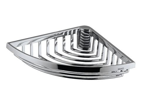Chrome Corner Wall Mount Shower Basket