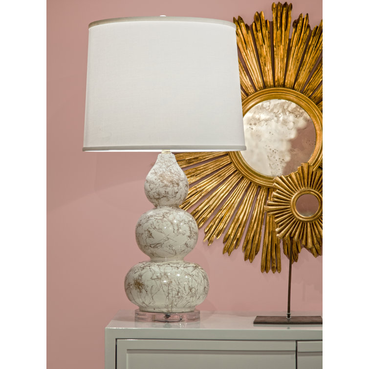 31" Art Deco Sunburst Wall Mirror in Gold and Silver Leaf