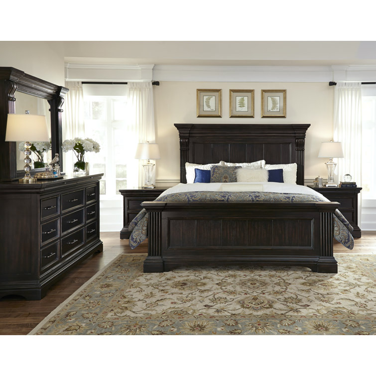 Caldwell Brown 11-Drawer Dresser with Mirror