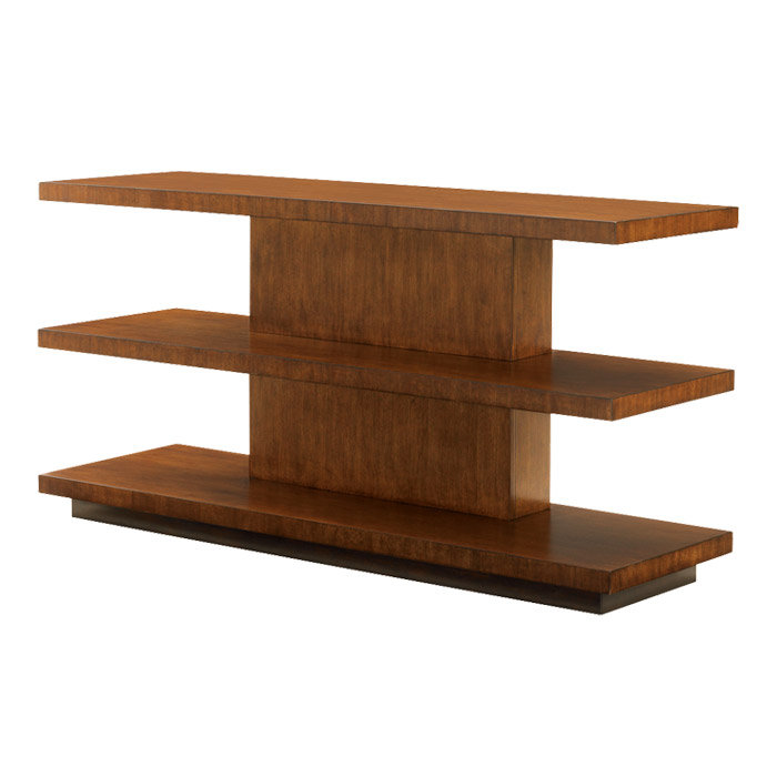 Sienna Bali Finish Hickory & Walnut Sofa Table with Storage