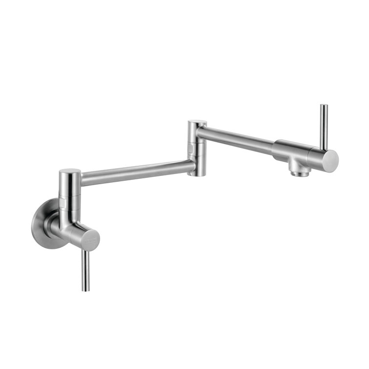 Stainless Steel Wall Mounted Kitchen Pot Filler Faucet