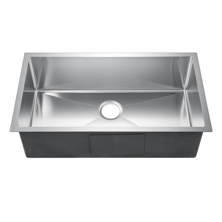 Fabyan 32'' Stainless Steel Single Bowl Undermount Kitchen Sink