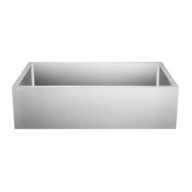 Bailey 27'' Stainless Steel Farmhouse Single Bowl Kitchen Sink