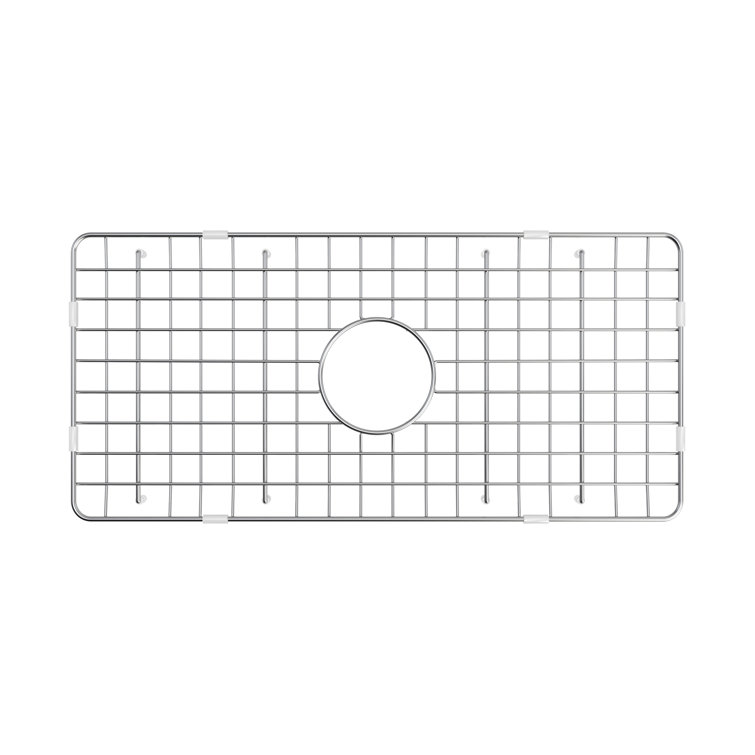 Modern Stainless Steel Sink Grid with Bumpers