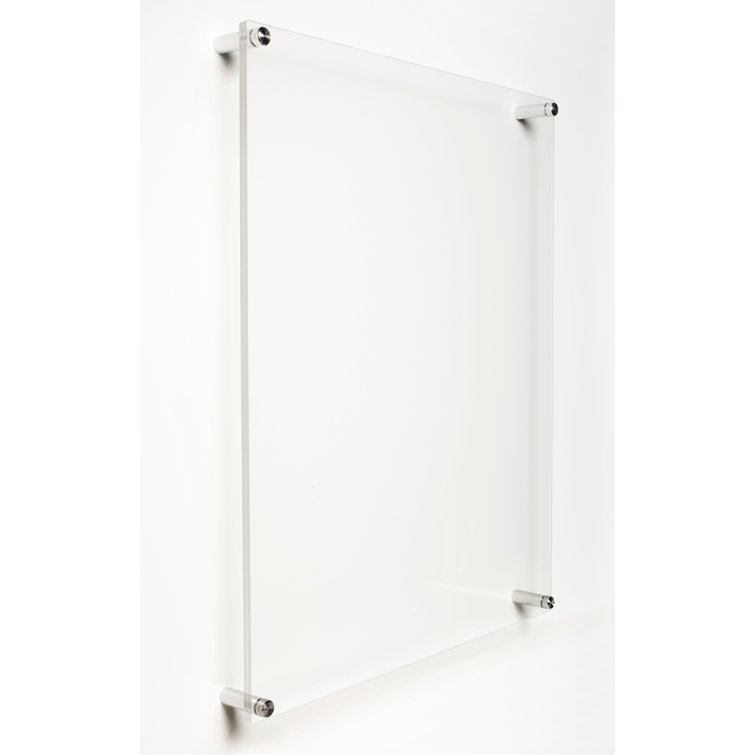 Silver Floating Acrylic Wall Picture Frame 23x27"