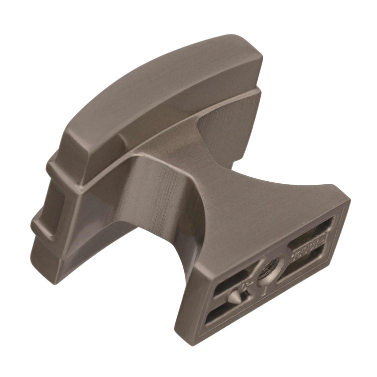 Satin Nickel Modern Rectangle Cabinet Knob