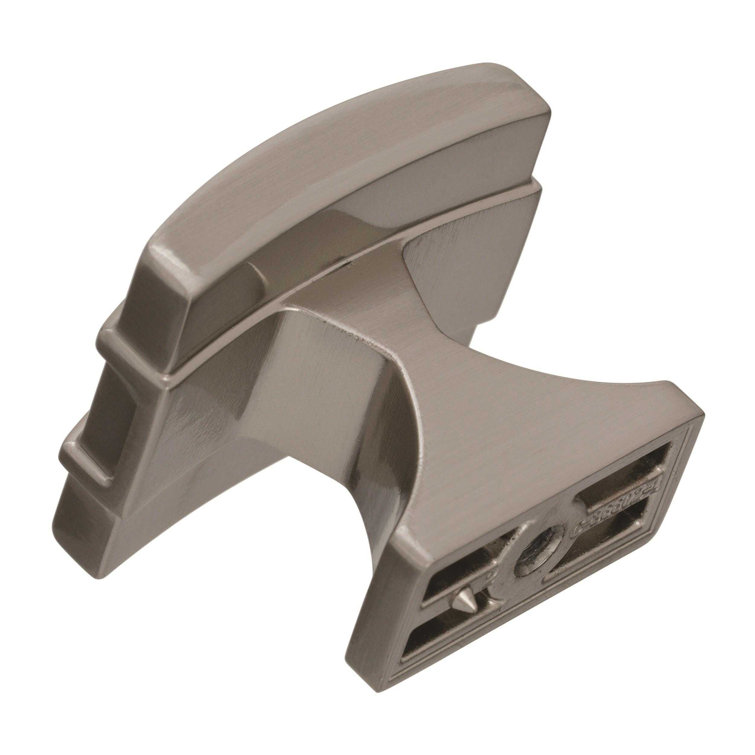 Satin Nickel Modern Rectangle Cabinet Knob