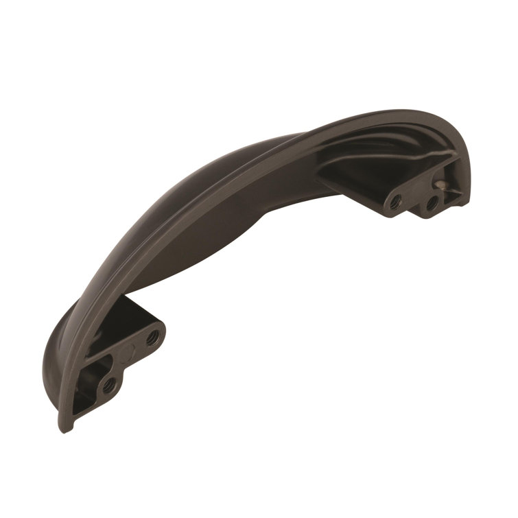 Gunmetal Steel 4-Inch Cup Pull with Mounting Hardware