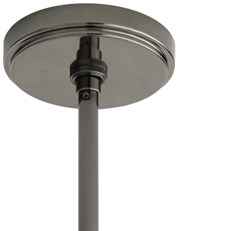 Linus 8-Light Starburst Chandelier in Pale Brass with Frosted Glass