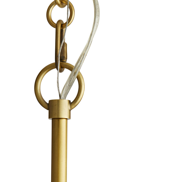 Antique Brass 38" Sputnik Plug-in Chandelier